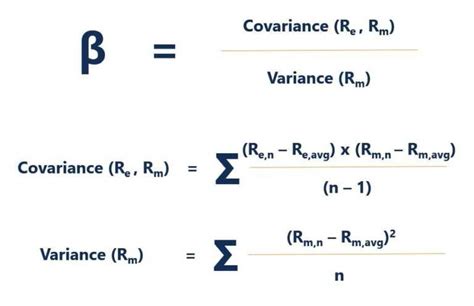 beta formule,beta coefficient definition